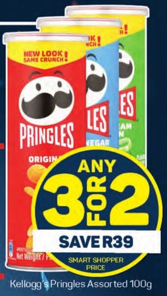 Pick n Pay Kellogg's Pringles Assorted 100g offer