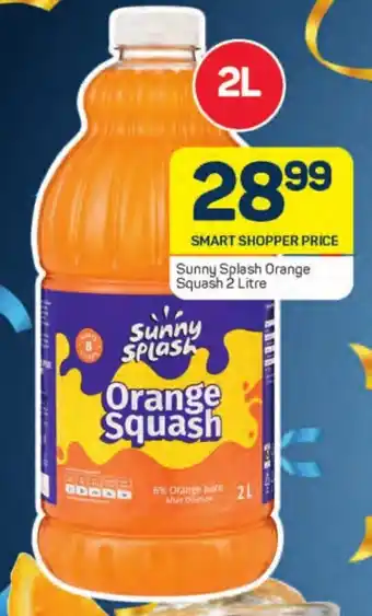 Pick n Pay Sunny Splash Orange Squash 2 Litre offer