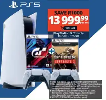 Checkers PlayStation 5 Console Bundle - 825GB offer