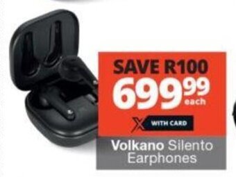 Checkers Volkano Silento Earphones offer