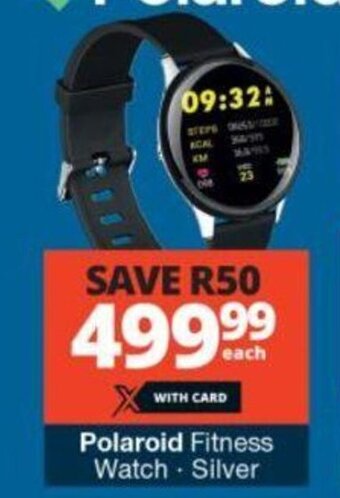 Polaroid Fitness Watch - Silver