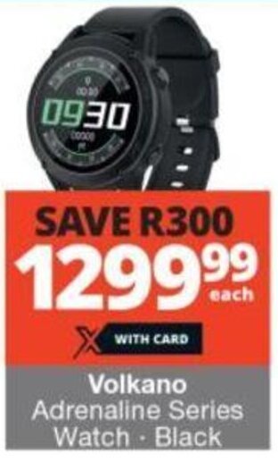 Checkers Volkano Adrenaline Series Watch - Black offer