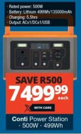Conti Power Station - 500W - 499Wh