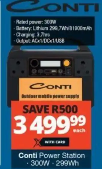 Checkers Conti Power Station • 300W - 299Wh offer