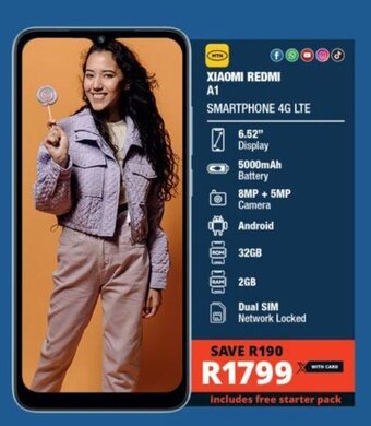 XIAOMI REDMI A1 SMARTPHONE 4G LTE