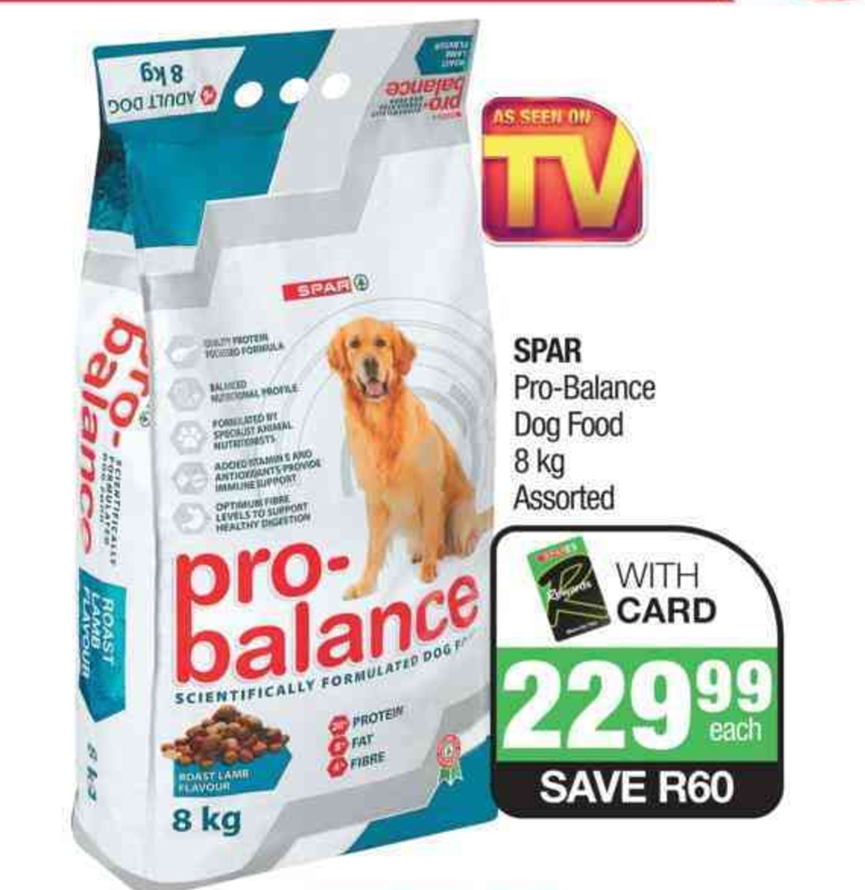 SPAR ProBalance Dog Food 8 kg Assorted offer at Spar
