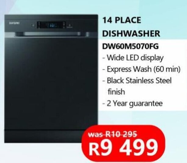 14 PLACE DISHWASHER DW60M5070FG offer at Tafelberg Furnishers