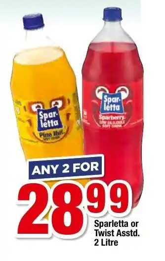 Oxford Freshmarket Sparletta or Twist Asstd 2L offer