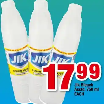 Oxford Freshmarket Jik Bleach 750ml offer