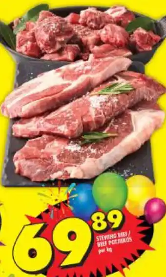 Shoprite Stewing Beef/Beef Polmaos offer