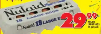 Shoprite Nulaid Large Eggs 18's offer