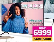 Game Hisense 55 u6h uled tv offer