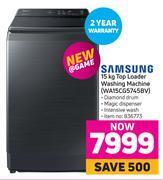 Game Samsung 15kg top loader washing machine wa15cg5745bv offer