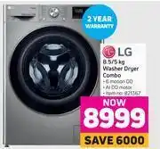 Game Lg 8.5/5kg washer dryer combo offer