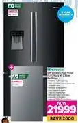 Game Hisense 536l french door fridge plus mora 90l silver bar fridge offer