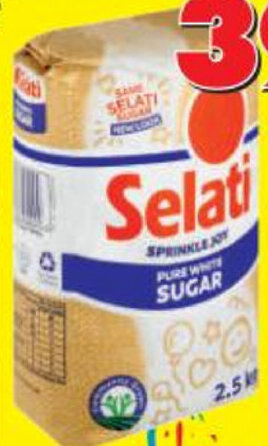 Shoprite Selati White Sugar 2,5kg offer
