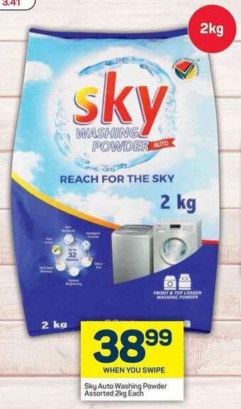 Pick n Pay Sky Auto Washing Powder 2kg offer