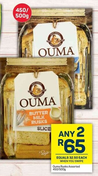 Pick n Pay Ouma Rusks Assorted 450/500g offer