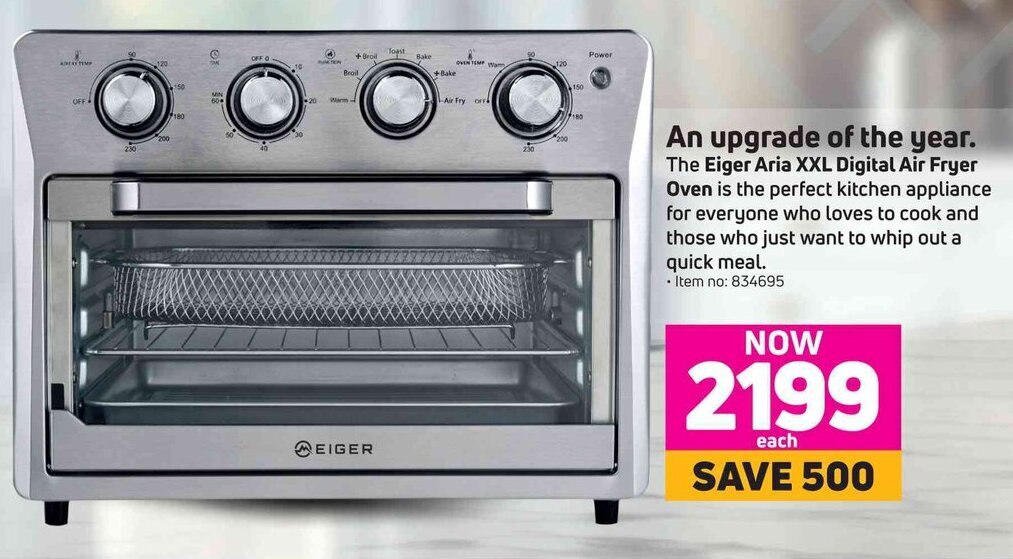 Eiger Aria XXL Digital Air Fryer offer at Game