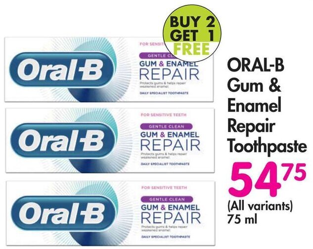 ORALB Gum & Enamel Repair Toothpaste offer at Makro