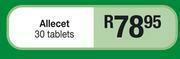 Dis-Chem Allecet 30 Tablets offer