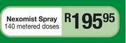 Dis-Chem Nexomist Spray 140 Metered Doses offer