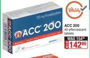 Dis-Chem ACC 200 40 Effervescent Tablets offer