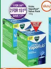 Dis-Chem Vicks VapoRub Value Pack-100g offer