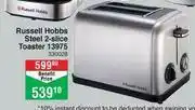 Dis-Chem Russell Hobbs Steel 2 Slice Toaster offer