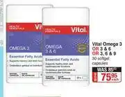 Dis-Chem Vital Omega 3 Or 3 & 6 Or 3, 6 & 9 30 Softgel Capsules-Each offer