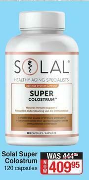 Dis-Chem Solal Super Colostrum 120 Capsules offer
