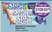 Sta Soft Concentrated Refill Pack Assorted-500ml