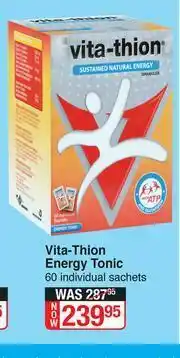 Dis-Chem Vita Thion Energy Tonic 60 Individual Sachets offer