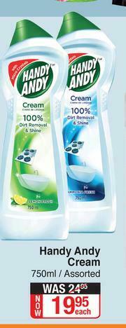 Dis-Chem Handy Andy Cream Assorted-750ml Each offer
