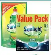 Dis-Chem Sunlight Dishwashing Liquid Refill Pouch-750ml offer