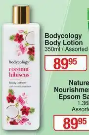 Dis-Chem Bodycology Body Lotion Assorted-350ml offer