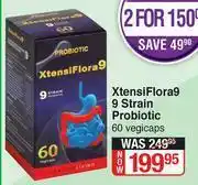 Xtensi Flora9 9 Strain Probiotic 60 Vegicaps