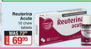 Dis-Chem Reuterina Acute 10 Chew Tablets offer