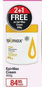 Dis-Chem Epi-Max Cream-400g Each offer