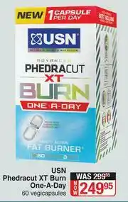 USN Phedracut XT Burn One-A-Day-60 Vegicapsules