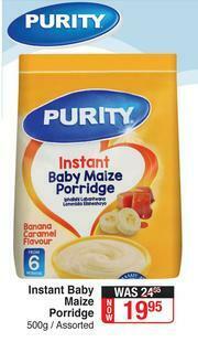 Dis-Chem Purity Instant Baby Maize Porridge (Assorted)-500g offer