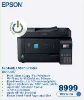Incredible Connection EPSON EcoTank L5590 Printer offer