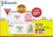 Dis-Chem Johnson's Baby Wipes Value Pack-Each offer