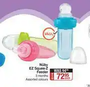 Dis-Chem Nuby EZ Squee-Z Feeder (3 Months) (Assorted Colours)-Each offer