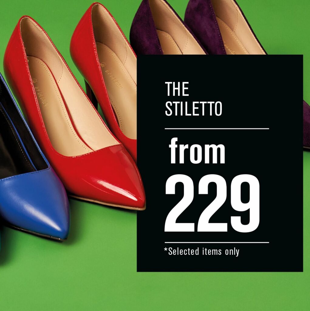 The stiletto offer at Dunns