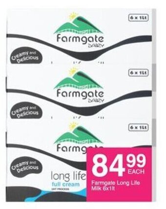 Farmgate Long Life Milk 6x1lt