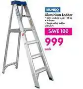 Makro Mundo aluminium ladder-each offer
