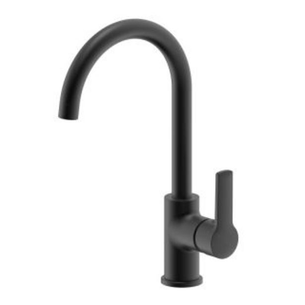 Franke highrise swivel sink mixer, matt black offer at Gelmar