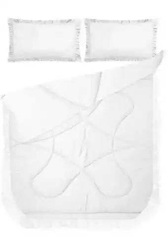 Sheet Street 6 piece polyester frill comforter set offer