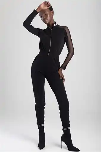 Mixed sparkle boilersuit 